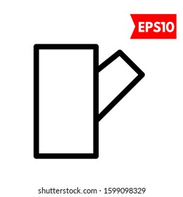 illustration of wood flat icon