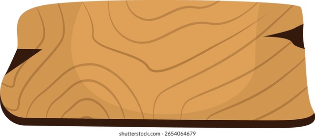 Illustration of Wood Sign Post. Isolated on White Background