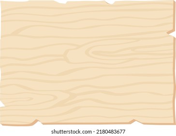 Illustration of the wooden bulletin board.