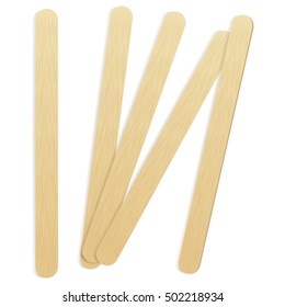 Illustration of a wooden sticks. Ideal for catalogs, informational and institutional material
