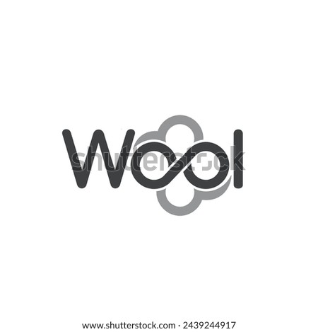 illustration of wool, wool icon, vector art.