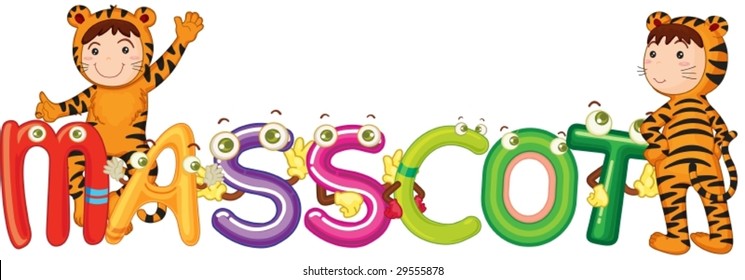 illustration of the word masscot