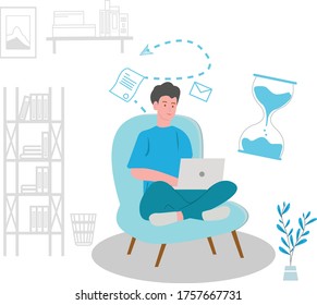trabajo ilustrativo desde casa + fecha límite