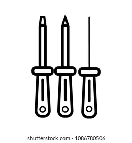 illustration of work tools