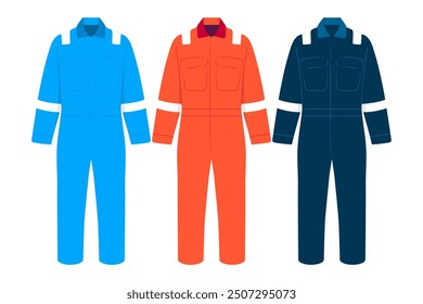 illustration of worker clothes with labor day theme
