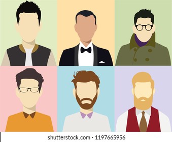 illustration of working people characters of flat people design.