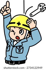 illustration workingman work safety drawing vector
