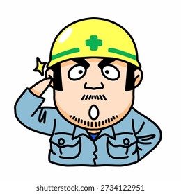illustration workingman work safety drawing vector