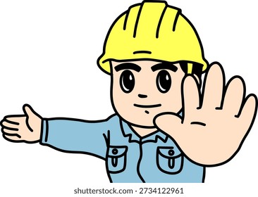 illustration workingman work safety drawing vector