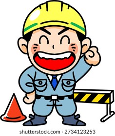 ilustração workingman trabalho segurança desenho vetor