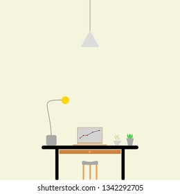 Illustration in the workspace