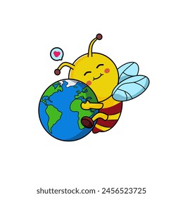 An illustration of World bee days Vector art 