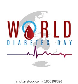 Illustration Of World Diabetes Day