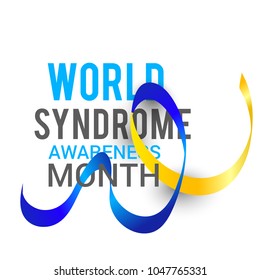 Illustration Of World Down Syndrome Day.