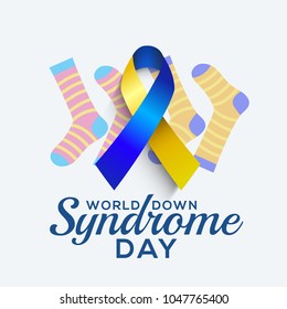 Illustration Of World Down Syndrome Day.