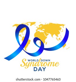 Illustration Of World Down Syndrome Day.