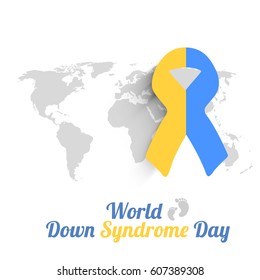 Illustration Of World Down Syndrome Day.