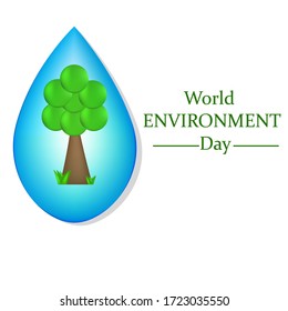  illustration of World Environment Day.