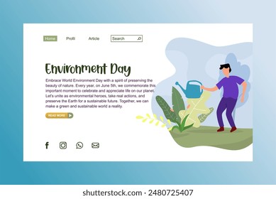 illustration for world environment day