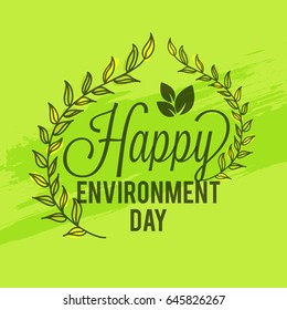 Illustration Of World Environment Day.