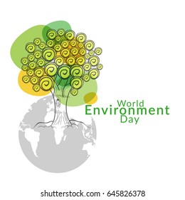 Illustration Of World Environment Day.