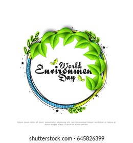 Illustration Of World Environment Day.