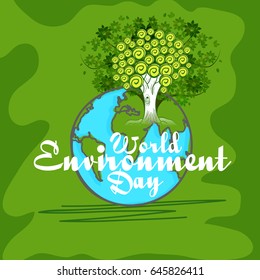 Illustration Of World Environment Day.