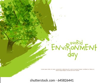 Illustration Of World Environment Day.