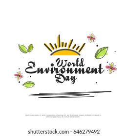 Illustration Of World Environment Day.