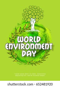 Illustration Of World Environment Day.