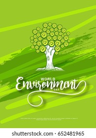 Illustration Of World Environment Day.
