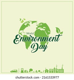 illustration of world Environment day concept