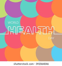 Illustration of World health day, 7 April.