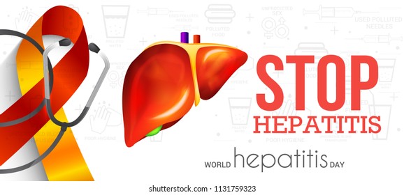 Illustration of World Hepatitis Day.