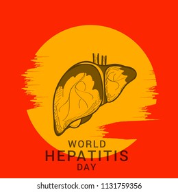 Illustration of World Hepatitis Day.