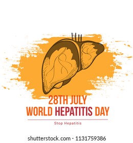 Illustration of World Hepatitis Day.
