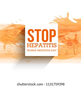 Illustration of World Hepatitis Day.