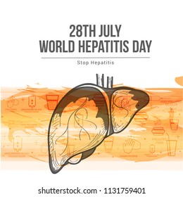 Illustration of World Hepatitis Day.