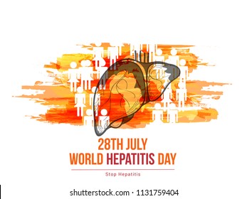 Illustration of World Hepatitis Day.