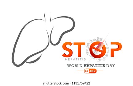 Illustration of World Hepatitis Day.
