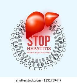 Illustration of World Hepatitis Day.