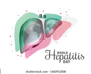 Illustration of World Hepatitis Day. Illustration of World Hepatitis Day.