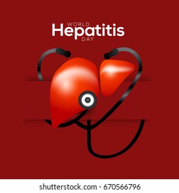 Illustration of World Hepatitis Day.