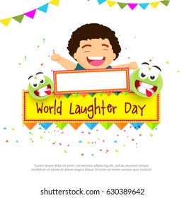 Illustration Of World Laughter Day.