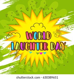 Illustration Of World Laughter Day.