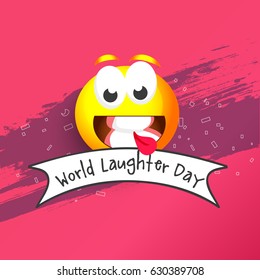 Illustration Of World Laughter Day.
