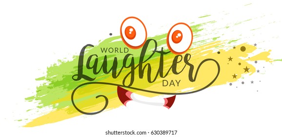 Illustration Of World Laughter Day.