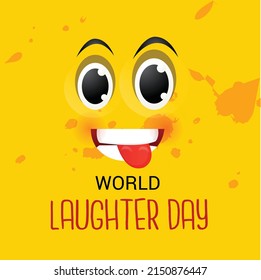 Ilustración Del Antecedentes Del Día Mundial De La Risas.