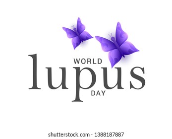 Illustration Of World Lupus Day Background. Illustration Of World Lupus Day Background.