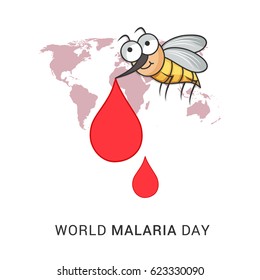 Illustration Of World Malaria day.